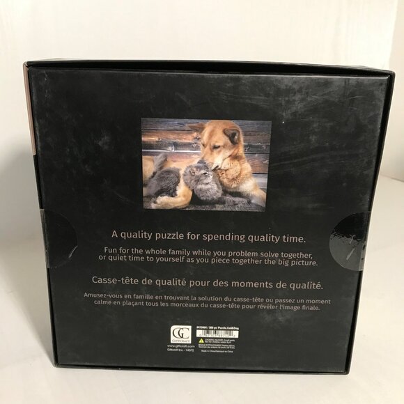 Pet Pals 300-Piece Jigsaw Puzzle With Cute Dog & Cat Image Sealed Durable Fit - Picture 3 of 5